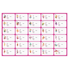 Notebook Labels Fairyland